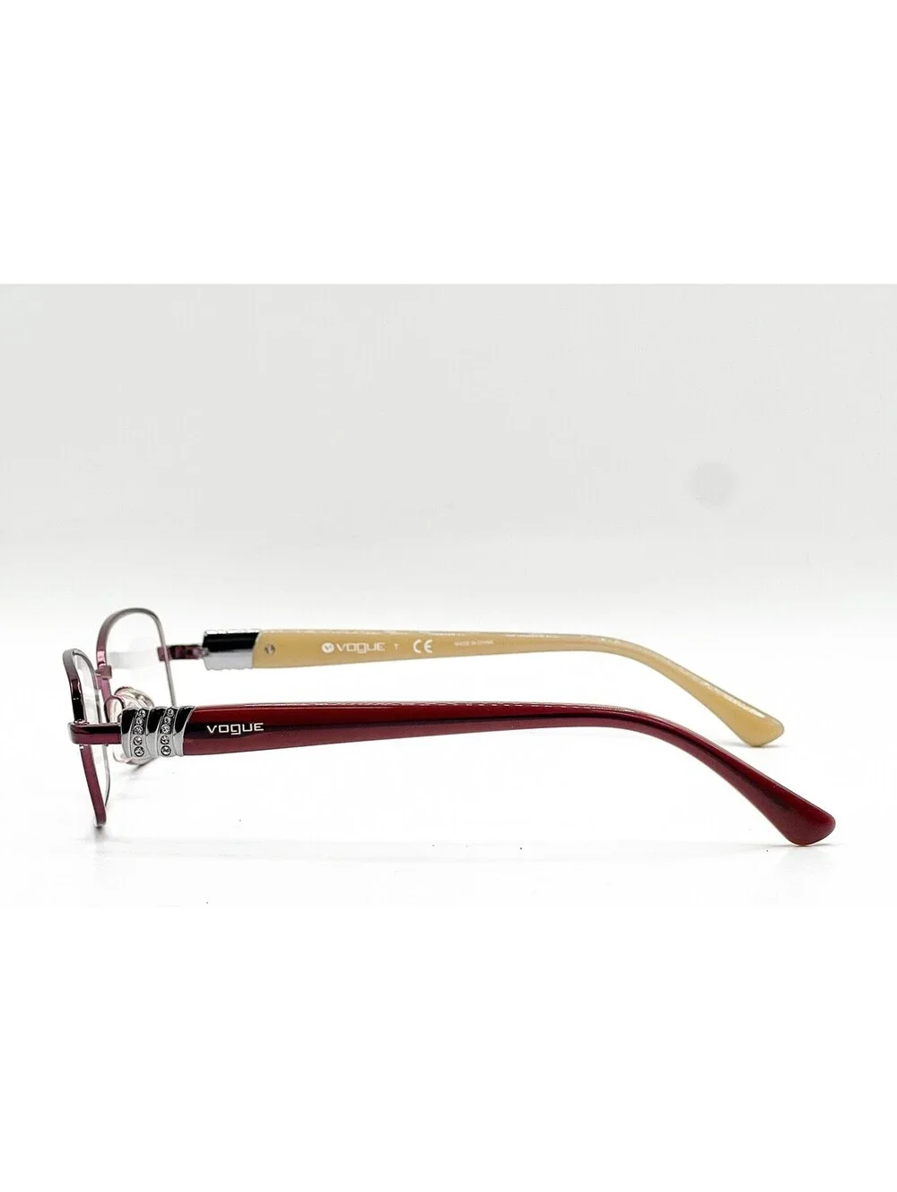 Vogue Vo 3822-B 812 Dark Bordeaux Authentic Eyeglasses 52-16-135